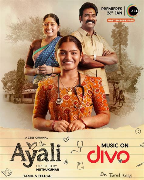 Ayali is a 2023 Indian Tamil-language message oriented family streaming television series written and directed by Muthukumar for ZEE5. . Bilibili tamil movies ayali